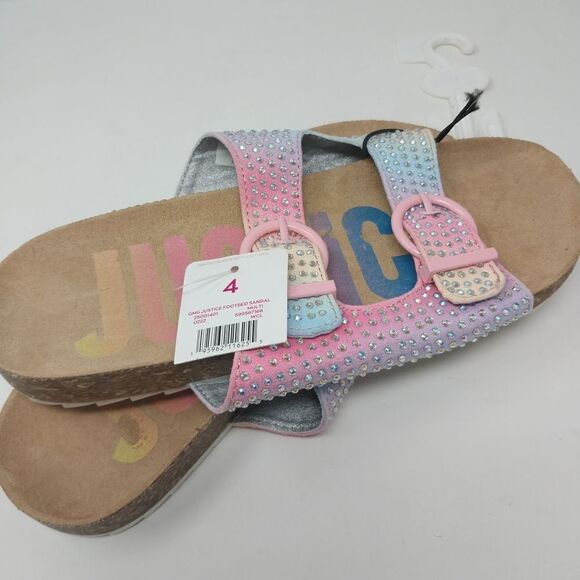 Justice Sandals. Young Girls. Size 4. - Picture 13 of 16